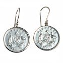 SIXPENCE EARRING COINS