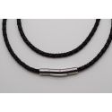 LEATHER NECKLACE FASHION 45cm