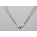 NECKLACE SILVER FASHION 45cm