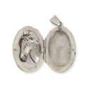 LOCKET S/S OVAL HORSE