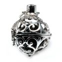 PENDANT S/S FANCY CHIME BLACK