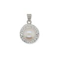 PENDANT S/S & F/W PEARL 12mm