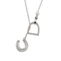 PENDANT S/S HORSESHOE LARIAT