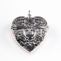 PENDANT S/S MED ANTIQUE HEART