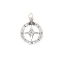 PENDANT S/S MED COMPASS
