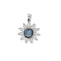 PENDANT S/S & PAUA MED SUN