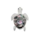 PENDANT S/S & PAUA SEA TURTLE