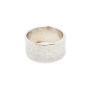 RING S/S HAMMERED FINISH 11mm