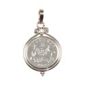 SIXPENCE COIN PENDANT FANCY
