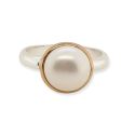 RING S/S & F/W 10mm PEARL & RG