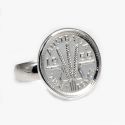 RING THREEPENCE S/S MOUNT