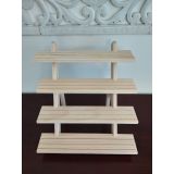 WOODEN TIERED DISPLAY STANDS