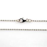 BALL CHAIN S/S 1.5mm 50cm