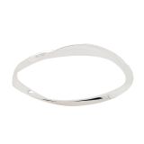 BANGLE S/S FLAT TWIST 63mm I/D