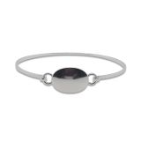 BANGLE S/S OVAL DISC CLIP