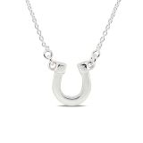 NECKLACE S/S HORSE SHOE & CHN