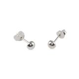 EARRING S/S 5mm HALF BALL STUD