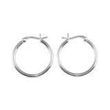 EARRINGS S/S HOOPS 2 X 22mm