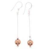 EARRINGS S/S 8mm BALL RGP