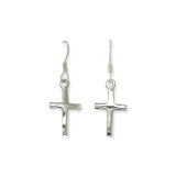 EARRING S/S PLAIN CROSS