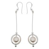 EARRINGS S/S & F/W PEARL LOOP