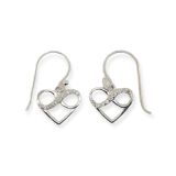 EARRINGS S/S INFINITY DROP HEA