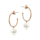 HOOPS S/S & RGP 20mm & PEARL