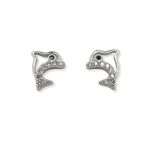 STUDS S/S & CZ DOLPHINS