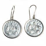 SIXPENCE EARRING COINS