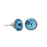 S/S SWAR CYRSTAL STUDS AQ