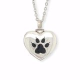 MEMORIAL PENDANT S/S PAW PRINT