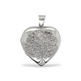 LOCKET S/S TREE OF LIFE HEART