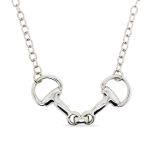 NECKLACE S/S HORSE BIT & CHAIN