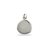 PENDANT S/S 15mm PLAIN DISC