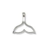 PENDANT S/S CUTOUT WHALE TAIL