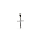 PENDANT S/S CZ CROSS