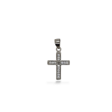 PENDANT S/S CZ CROSS