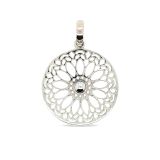 PENDANT S/S FLOWER MANDALA