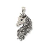 PENDANT S/S HORSE HEAD & MANE