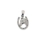 PENDANT S/S MED HORSE IN SHOE