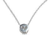 PENDANT S/S SML SKULL ON CHAIN