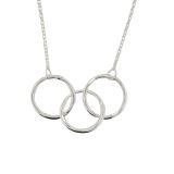 PENDANT S/S TRIPLE HAMM RINGS