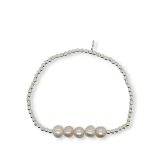 BRACELET S/S 5 X F/W PEARLS