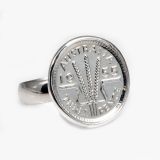 RING THREEPENCE S/S MOUNT