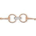 BRACELET S/S & CZ BOLT RING