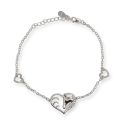 BRACELET S/S & CZ UNICORN
