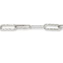 BRACELET S/S FANCY LINK 19.5cm