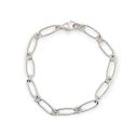 BRACELET S/S FANCY LINK MED 19