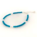 BRACELET S/S FINE TURQUOISE