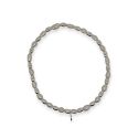 BRACELET S/S & OVAL PEARL